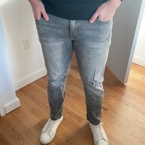 Banana republic men’s gray skinny jeans